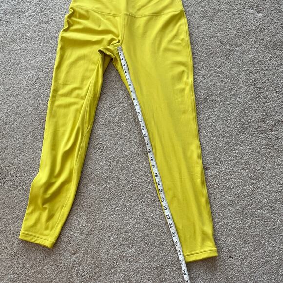 Lululemon Align High-Rise Pant 28" Soleil Yellow Size 14 Nulu Fabric Leggings - Picture 6 of 6